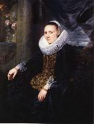 Anthony Van Dyck Margareta snyders oil painting